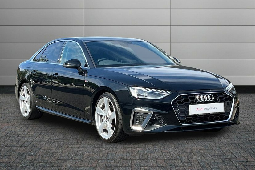Audi A4 2.0 Tfsi 40 S Line Saloon S Tronic 204 Black