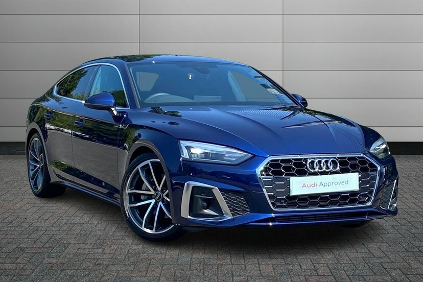 Audi A5 2.0 Tfsi 40 S Line Sportback S Tronic Blue