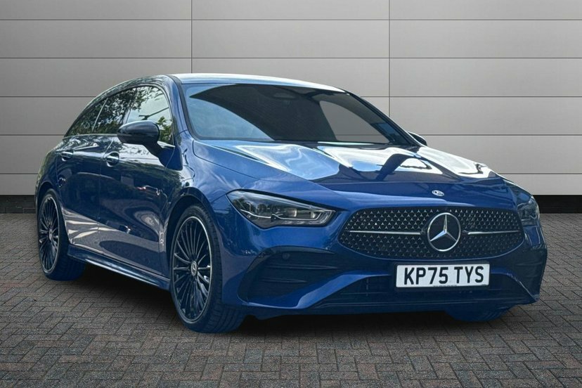 Mercedes-Benz CLA Class 1.3 Cla200h Mhev Amg Line Premium Plus Shooting Blue