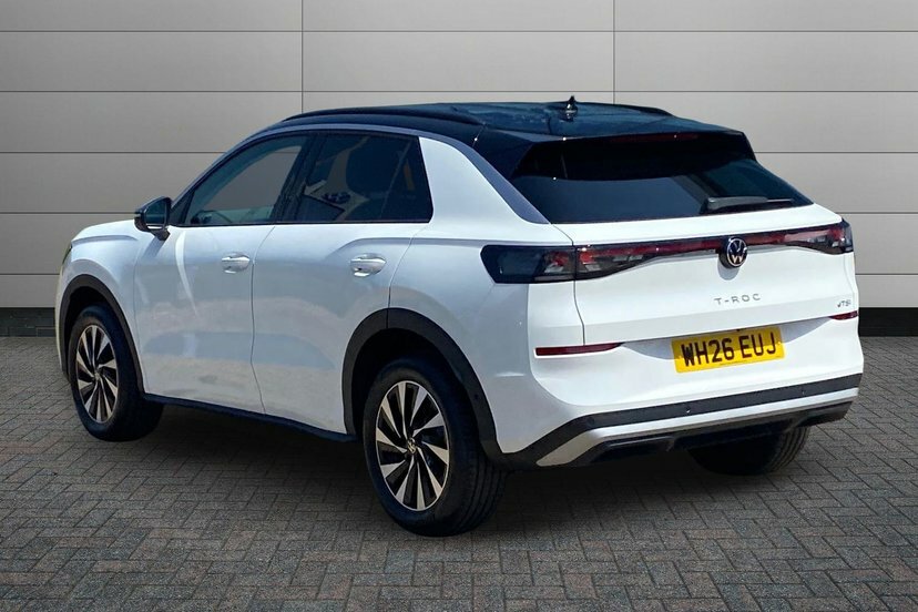 Volkswagen T-Roc 1.5 Etsi Mhev Life Suv Hybrid Dsg 150 White #6