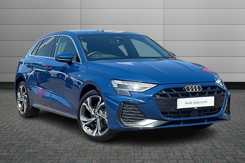 Audi A3 1.5 Tfsie S Line Sportback Plug-in Hybr Blue