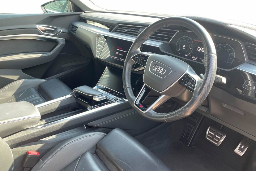 Audi Q8 e tron 55 S Line Sportback Quattro 114K NA23BZU Blue #6