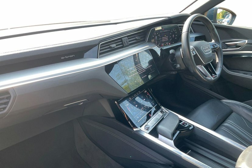 Audi Q8 e tron 55 S Line Sportback Quattro 114K NA23BZU Blue #2