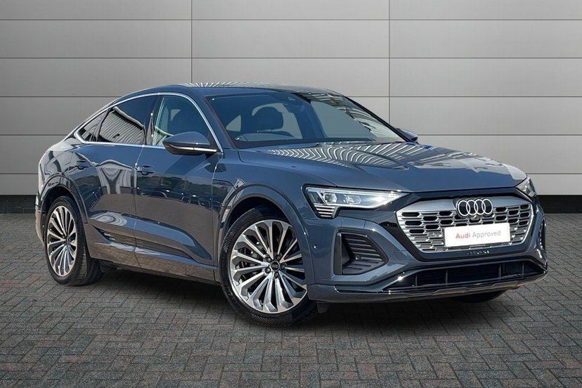 Audi Q8 e tron 55 S Line Sportback Quattro 114K Blue