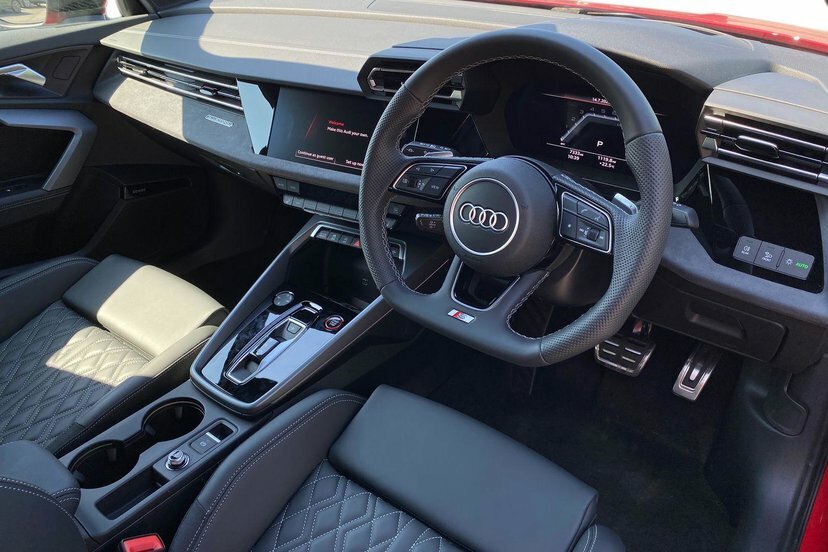 Audi S3 2.0 Tfsi Black Edition Saloon S Tronic DE75RVT Red #6
