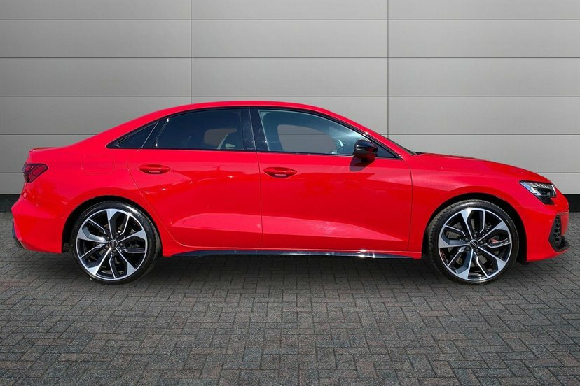 Audi S3 2.0 Tfsi Black Edition Saloon S Tronic DE75RVT Red #4