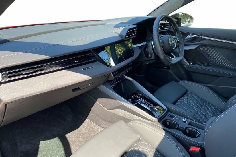 Audi S3 2.0 Tfsi Black Edition Saloon S Tronic DE75RVT Red #2