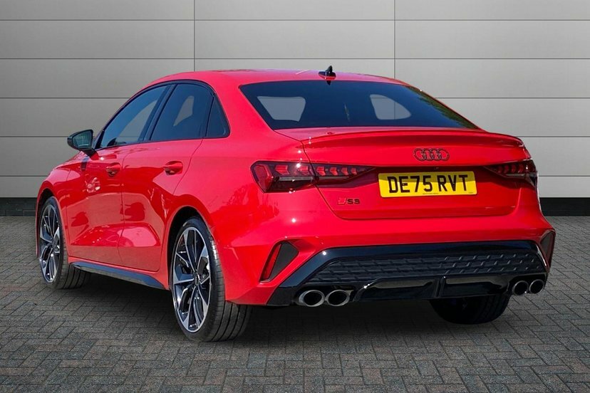 Audi S3 2.0 Tfsi Black Edition Saloon S Tronic DE75RVT Red #3