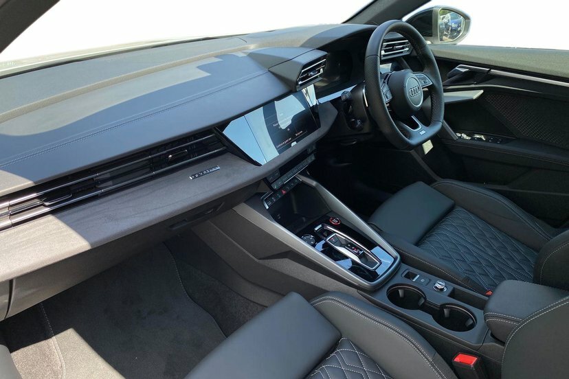 Audi S3 2.0 Tfsi Black Edition Saloon S Tronic KS75LVD White #2
