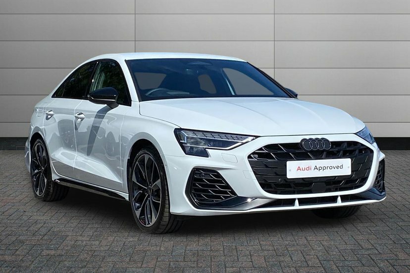 Audi S3 2.0 Tfsi Black Edition Saloon S Tronic White