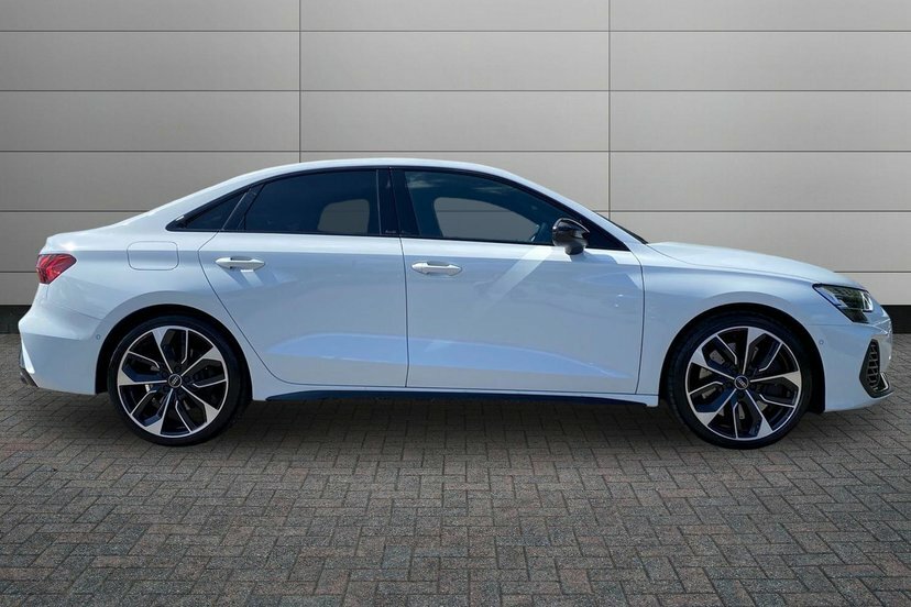 Audi S3 2.0 Tfsi Black Edition Saloon S Tronic KS75LVD White #4