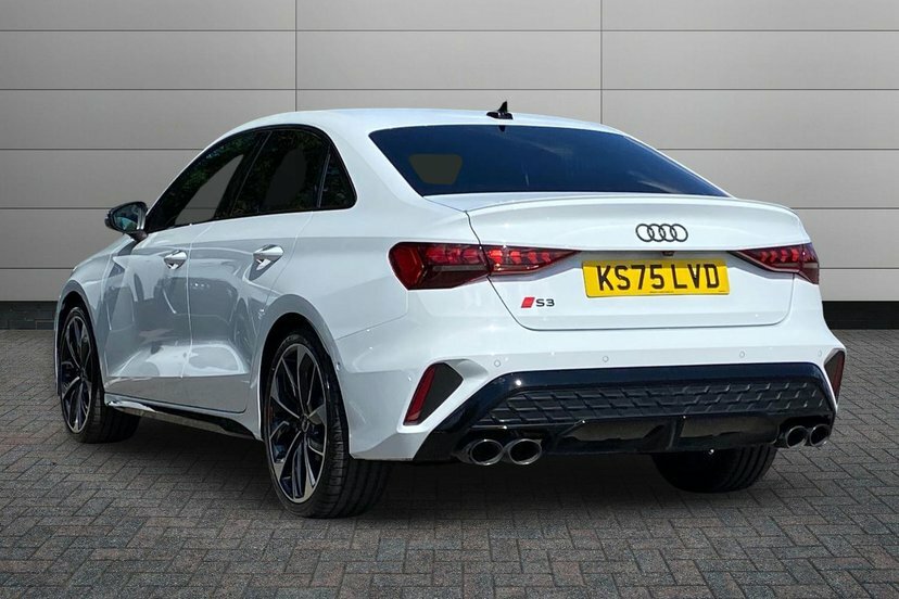 Audi S3 2.0 Tfsi Black Edition Saloon S Tronic KS75LVD White #3