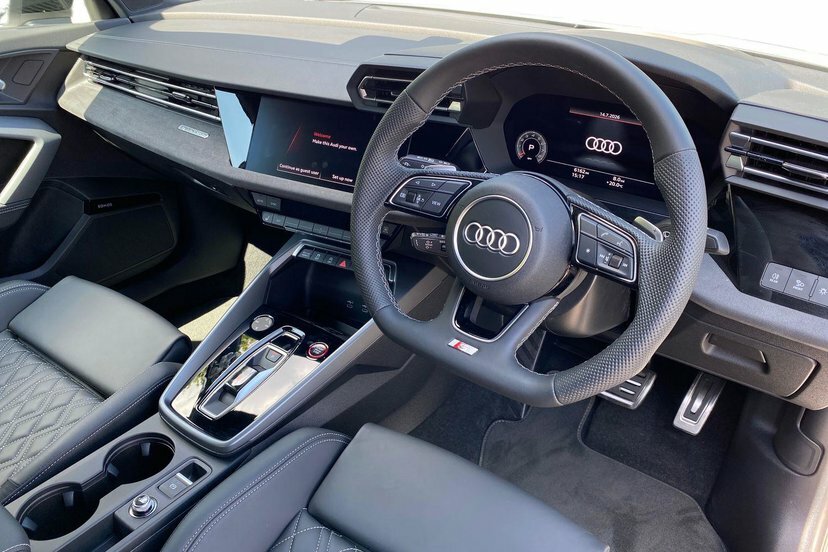 Audi S3 2.0 Tfsi Black Edition Saloon S Tronic KS75LVD White #6
