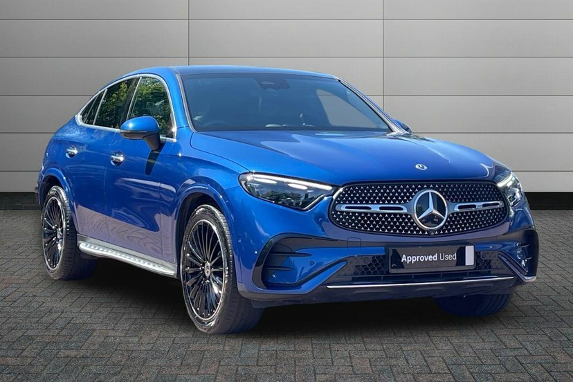 Mercedes-Benz GLC Class Glc300h Amg Line Premium Plus Coupe 4Matic Blue