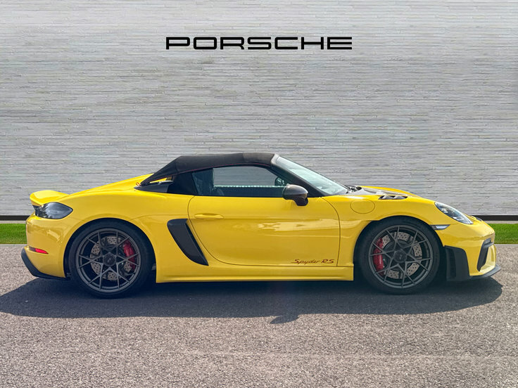 Porsche 718 Spyder Automatic White #3