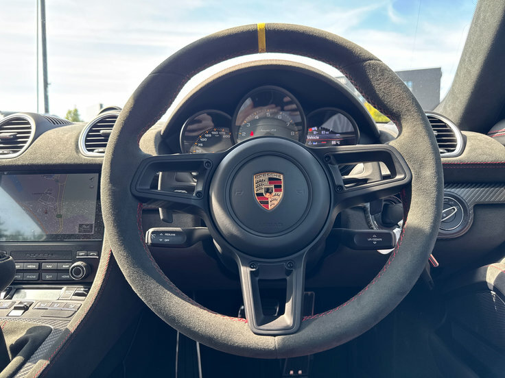 Porsche 718 Spyder Automatic White #14