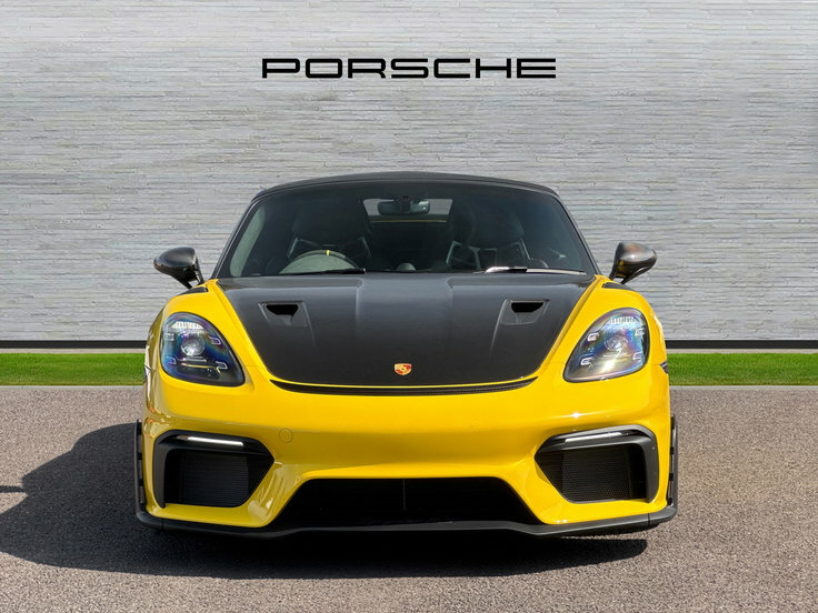 Porsche 718 Spyder Automatic White #5