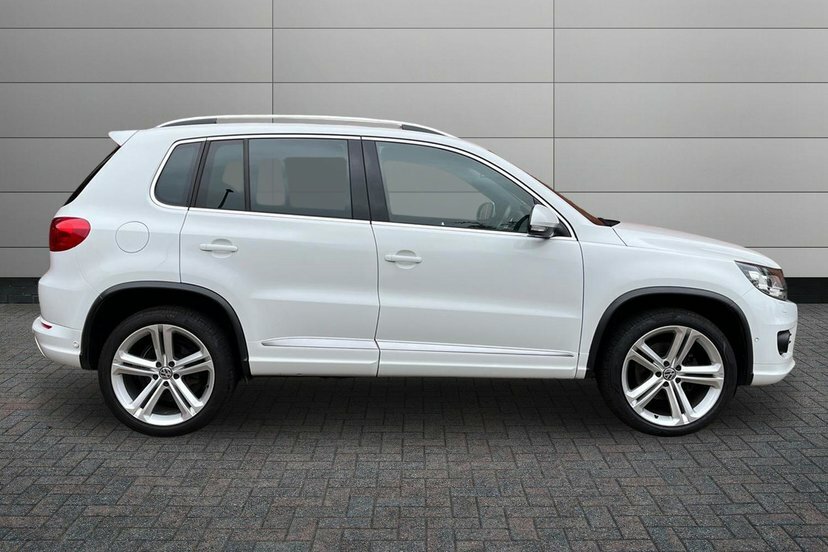 Volkswagen Tiguan 2.0 Tdi Bluemotion Tech R-line Edition Suv Die White #4