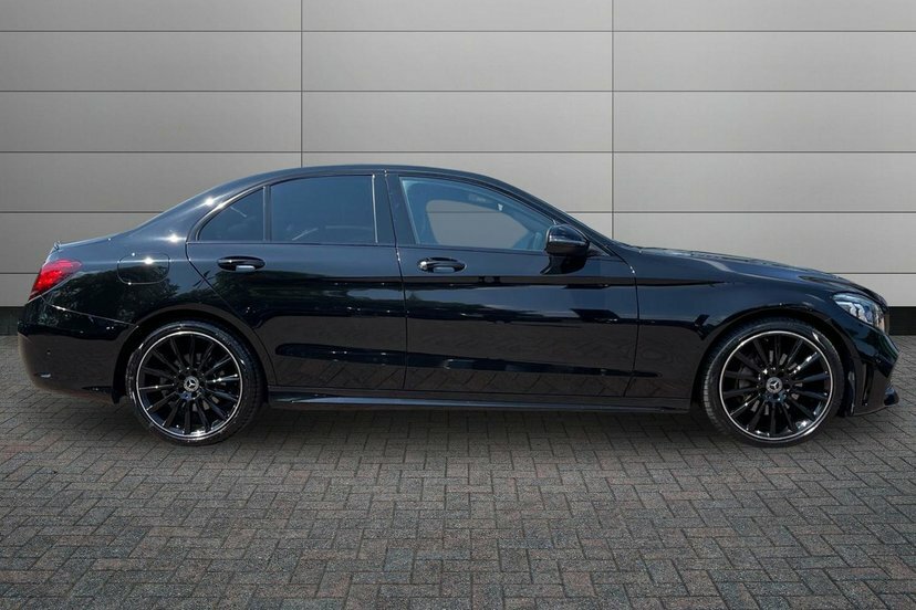 Mercedes-Benz C Class C220d Amg Line Premium Saloon Black #3