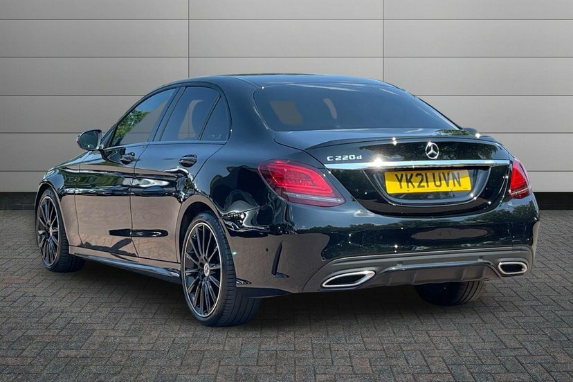 Mercedes-Benz C Class C220d Amg Line Premium Saloon Black #2