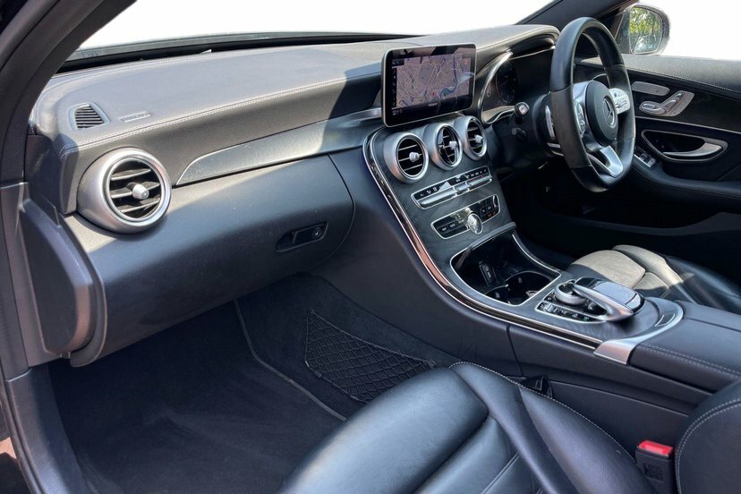 Mercedes-Benz C Class 2.0 C220d Sport Estate G-tronic Euro 6 White #9