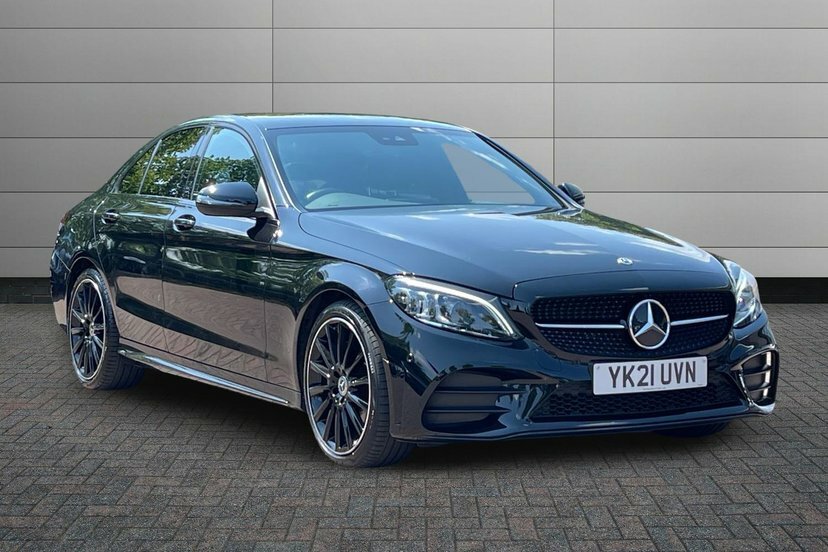 Mercedes-Benz C Class C220d Amg Line Premium Saloon Black