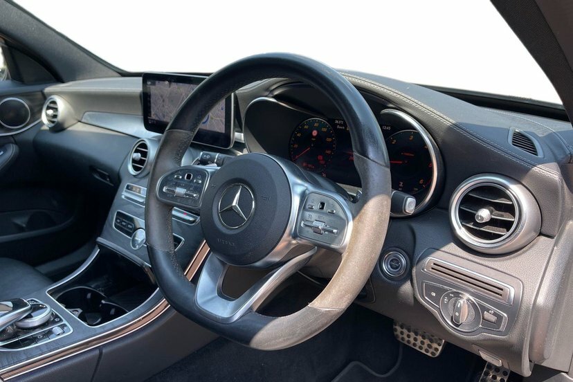 Mercedes-Benz C Class C220d Amg Line Premium Saloon Black #5