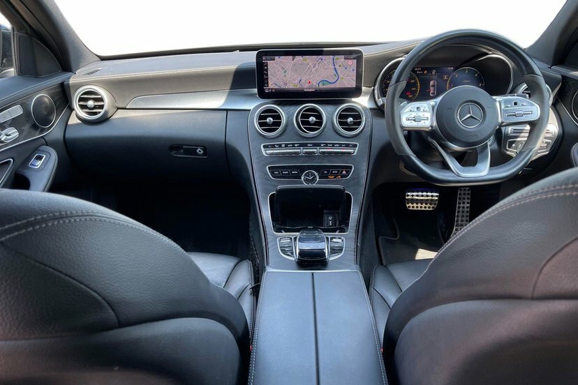 Mercedes-Benz C Class 2.0 C220d Sport Estate G-tronic Euro 6 White #7