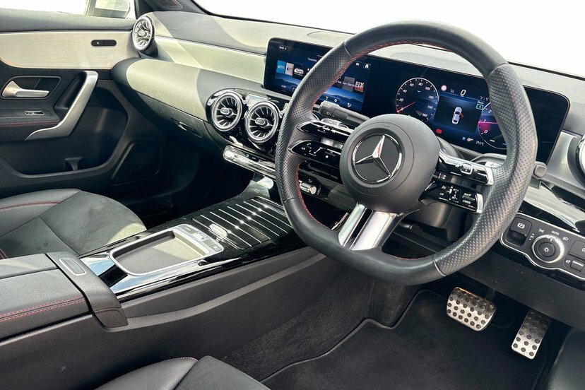 Mercedes-Benz A Class 1.3 A200h Mhev Amg Line Executive Saloon Pet KJ23XWK White #5
