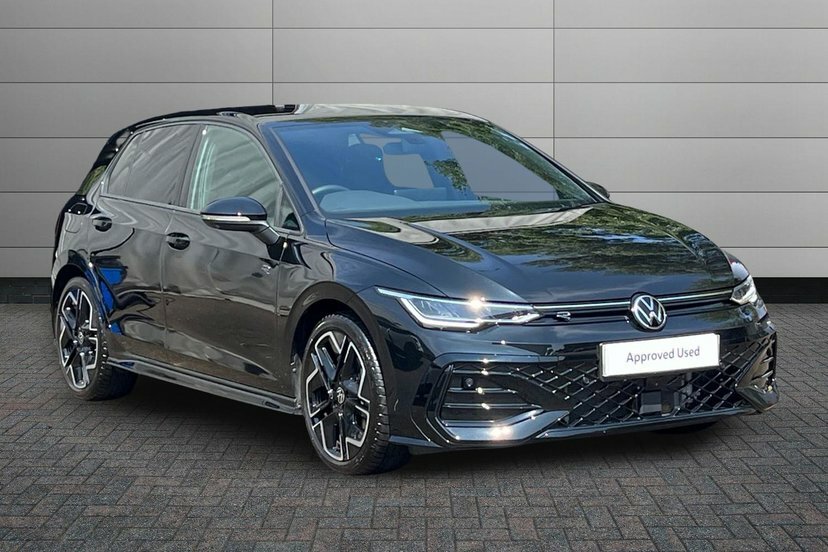 Volkswagen Golf 1.5 Etsi Mhev R-line Hatchback Hybrid D KY75PZH Black