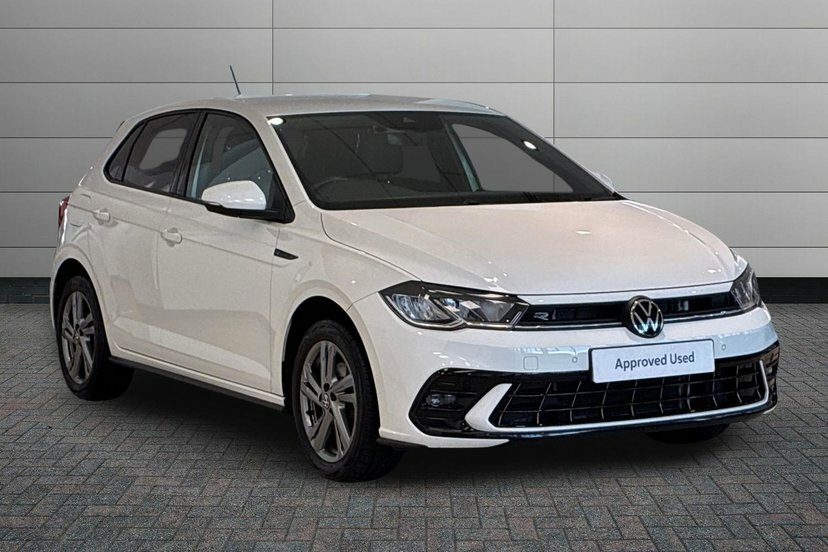 Volkswagen Polo 1.0 Tsi R-line Hatchback Dsg 110 Ps White