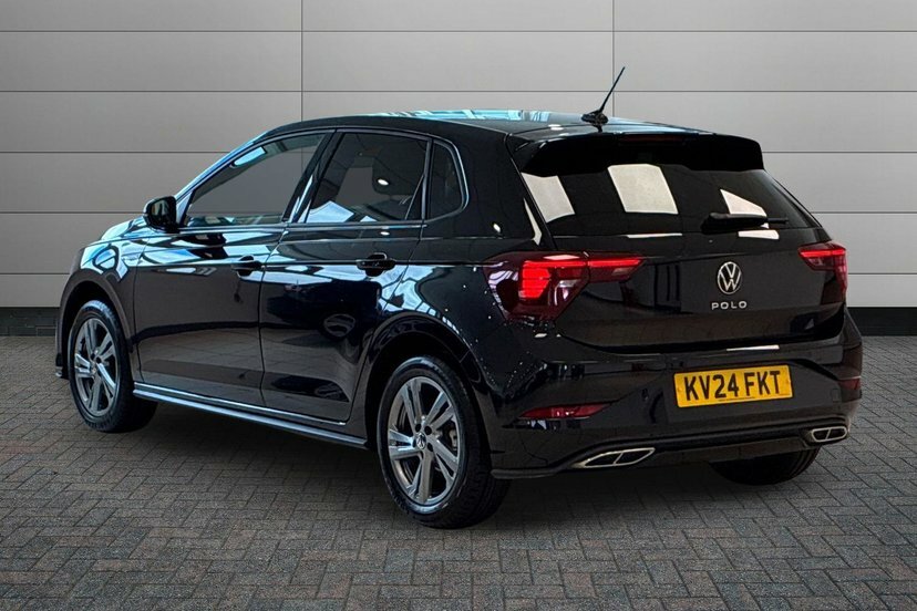 Volkswagen Polo 1.0 Tsi R-line Hatchback Dsg 110 Ps KV24FKT Black #3