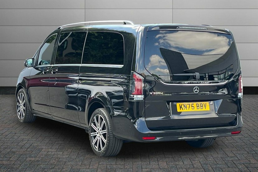 Mercedes-Benz V Class V300d Premium 8 Seat, Extra Long Black #2