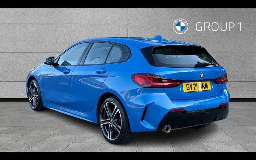 BMW 1 Series 118I M Sport GV21ONM Blue #2