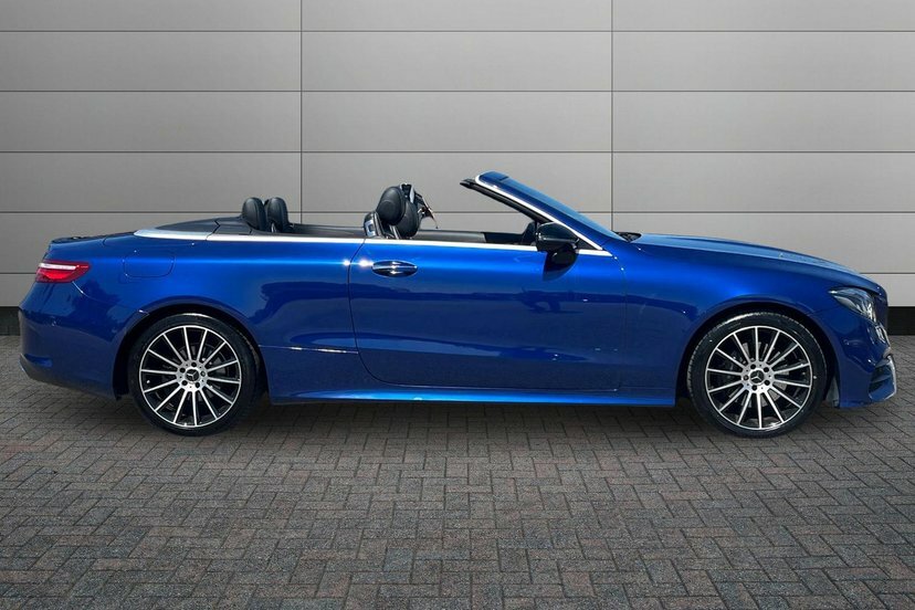 Mercedes-Benz E Class 2.0 E220d Amg Line Cabriolet G-tronic Blue #4