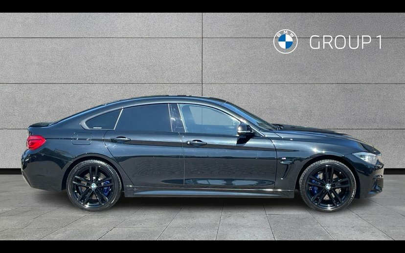 BMW 4 Series Gran Coupe 420D Xdrive M Sport Gran Coupe Black #3