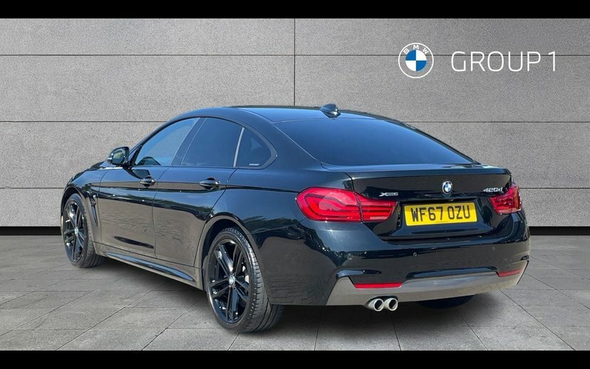 BMW 4 Series Gran Coupe 420D Xdrive M Sport Gran Coupe Black #2