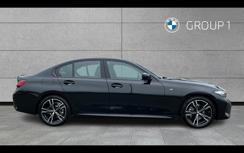 BMW 3 Series 320I M Sport Saloon GV26MTY Black #3