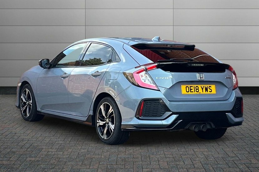 Honda Civic 1.5 Vtec Turbo Gpf Sport Hatchback Cvt OE18YWS Grey #3