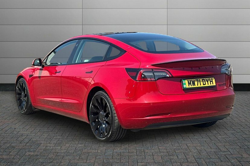 Tesla Model 3 Dual Motor Performance Saloon Red #3