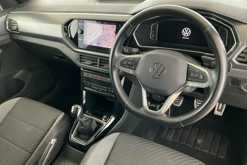 Volkswagen T-Cross 1.0 Tsi R-line Suv 110 Ps AU72UUC Black #6