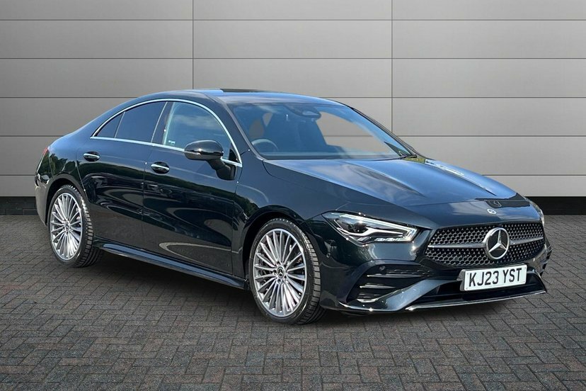 Mercedes-Benz CLA Class 1.3 Cla200h Mhev Amg Line Premium Coupe Petr Black