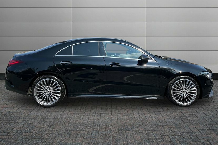 Mercedes-Benz CLA Class Cla200h Mhev Amg Line Premium Coupe KJ23YST Black #3
