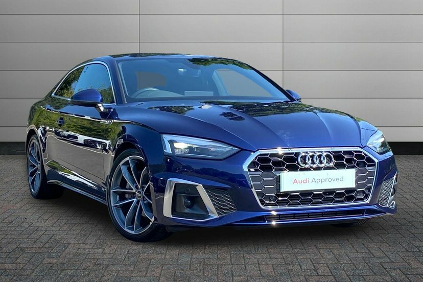 Audi A5 2.0 Tfsi 40 S Line Coupe S Tronic 204 Blue