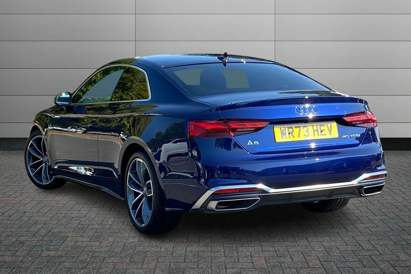 Audi A5 2.0 Tfsi 40 S Line Coupe S Tronic 204 WR73HEV Blue #3