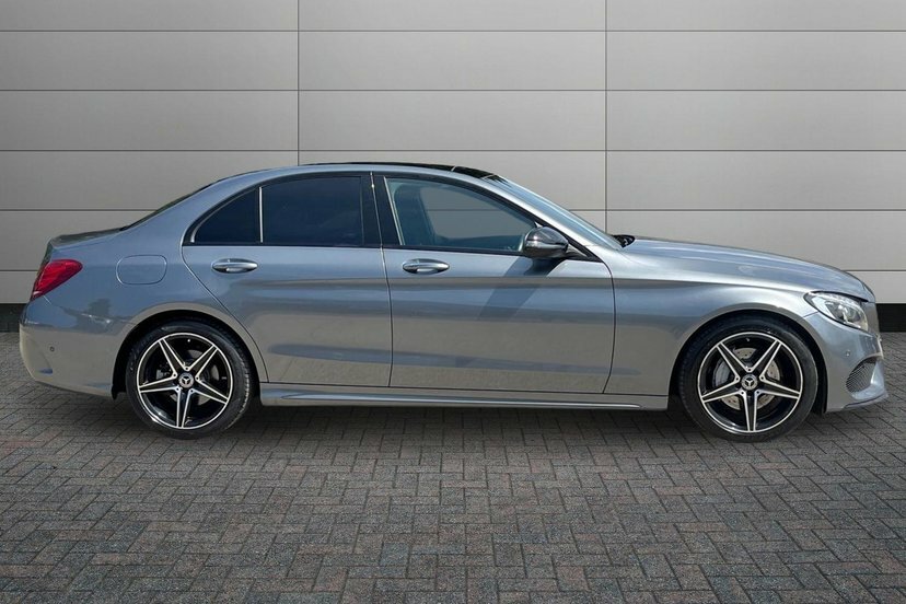 Mercedes-Benz C Class 2.1 C220d Amg Line Premium Saloon G-t HD18GMV Grey #4
