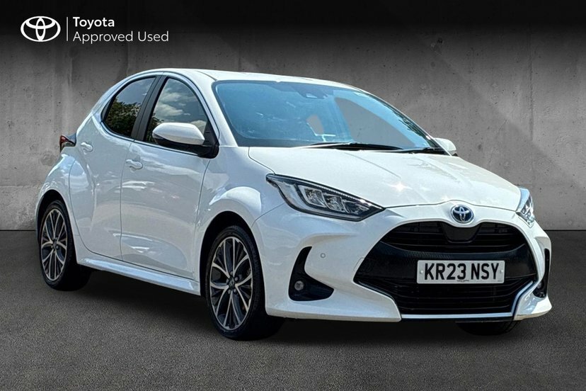 Toyota Yaris 1.5 Vvt-h Excel Hatchback Hybrid E-cvt White