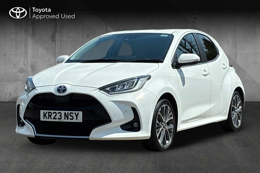 Toyota Yaris 1.5 Vvt-h Excel Hatchback Hybrid E-cvt White #3