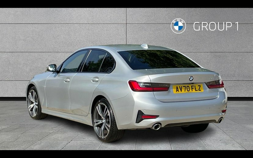 BMW 3 Series 320D Sport Saloon AV70FLZ Silver #2