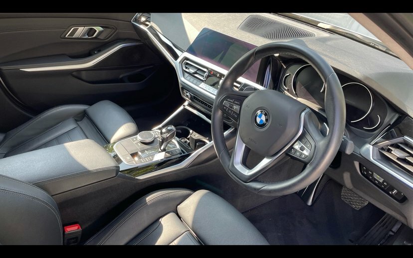 BMW 3 Series 320D Sport Saloon AV70FLZ Silver #6